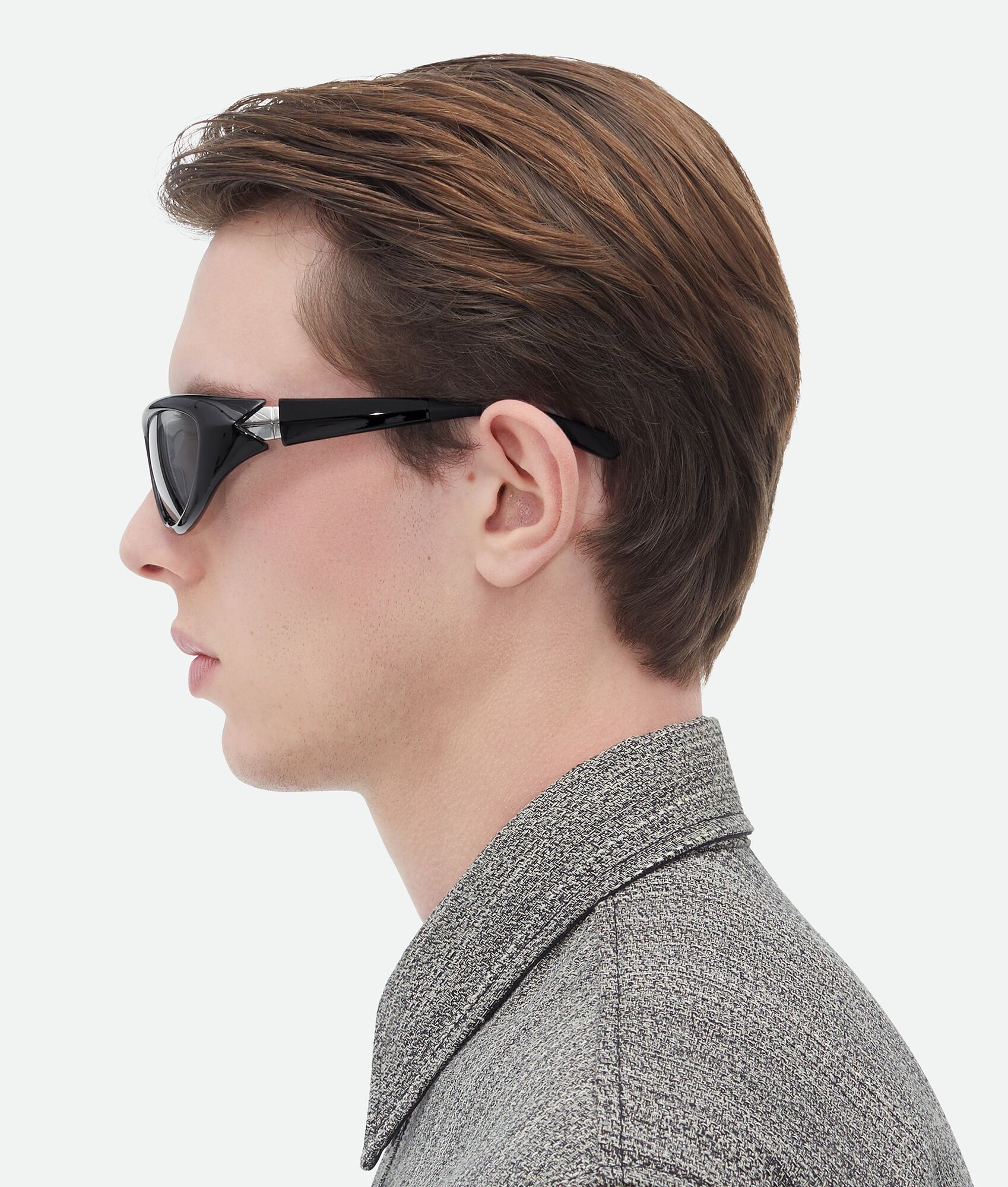 Curve Sporty Cat Eye Injected Acetate Sunglasses - 5