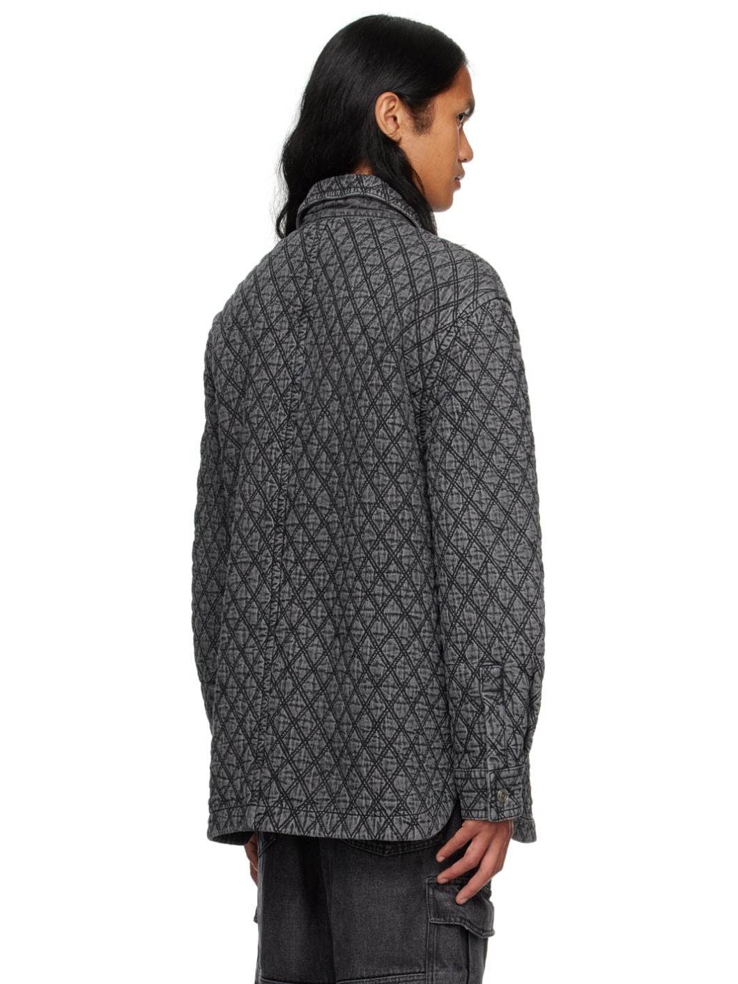 Gray Dhotario Jacket - 3