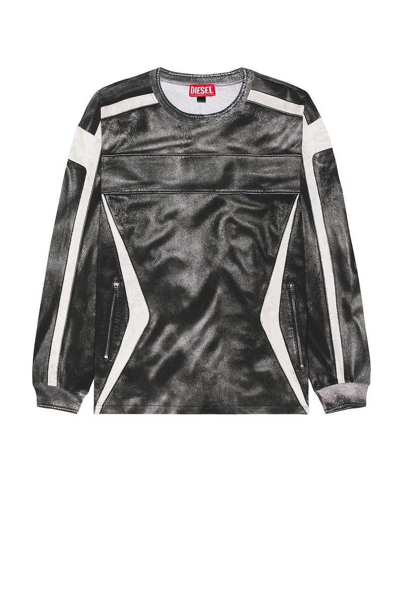 Diesel Long Sleeve Box Tee outlook
