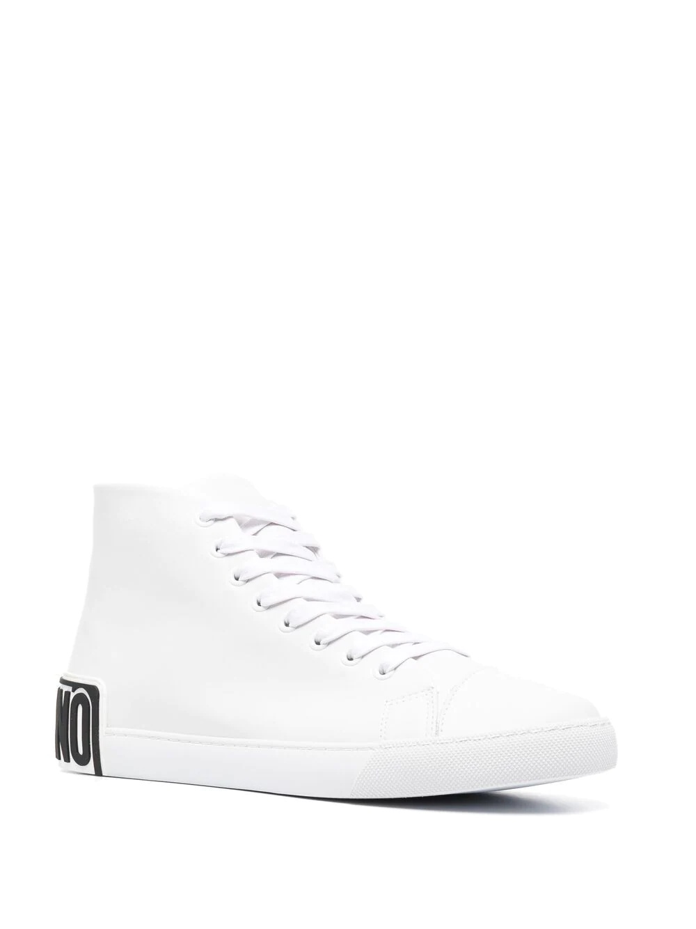 logo-patch high-top sneakers - 2