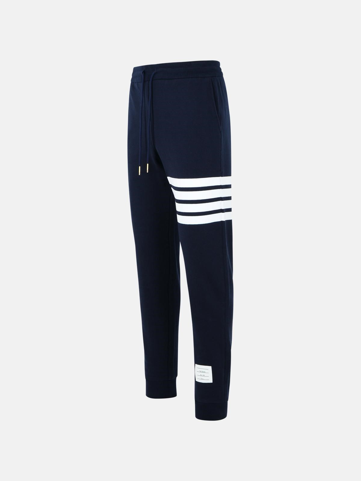 JOGGER' BLUE COTTON PANTS - 2