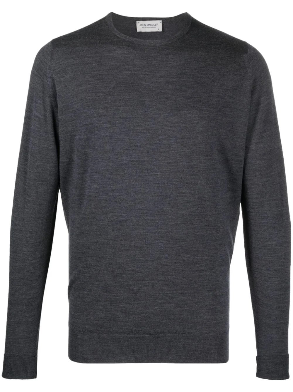 plain crew-neck jumper - 1