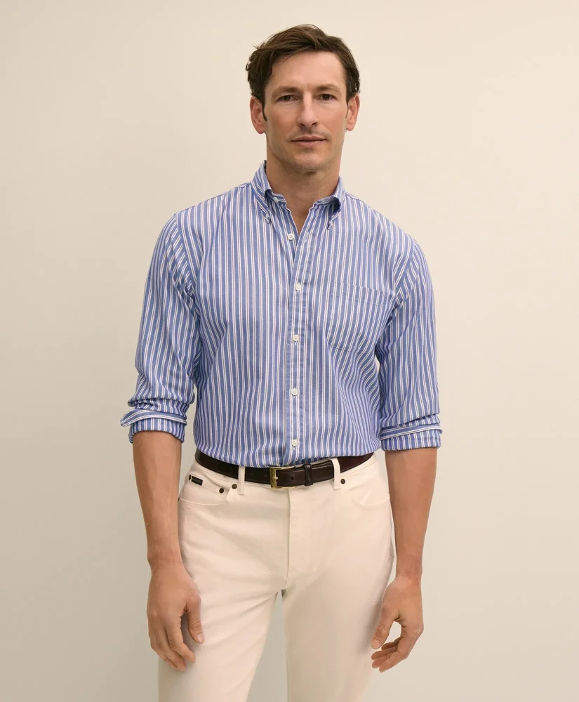 Performance Series Oxford Button Down Collar, Sport Shirt - 1
