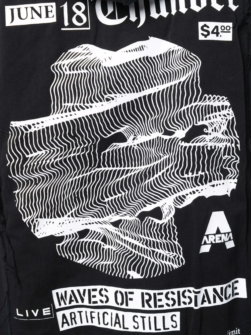 patch-detail long-sleeved hoodie - 5