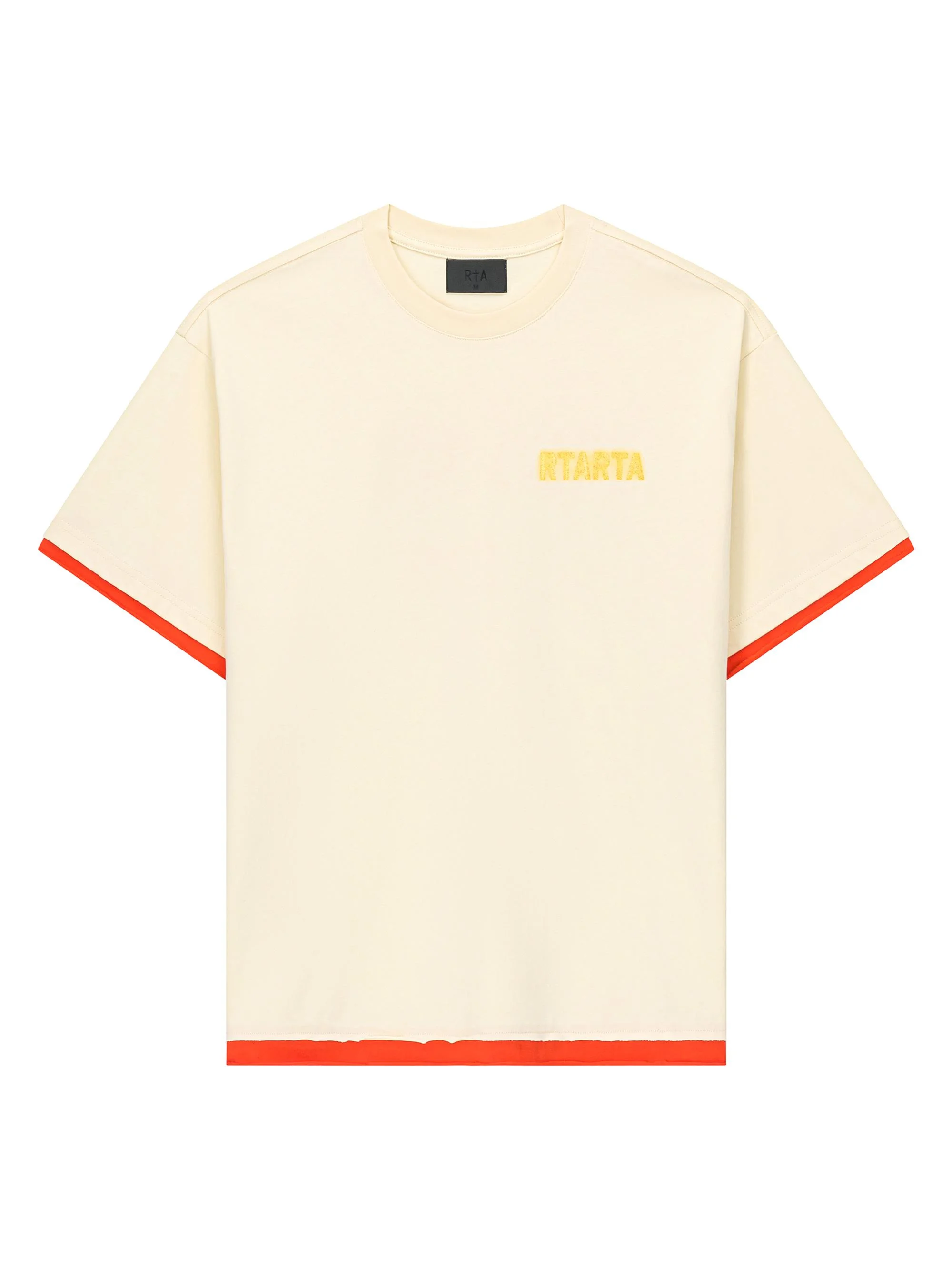 Men's Exodus Elian Double Layered T-Shirt - Raw Sand Rta - 1