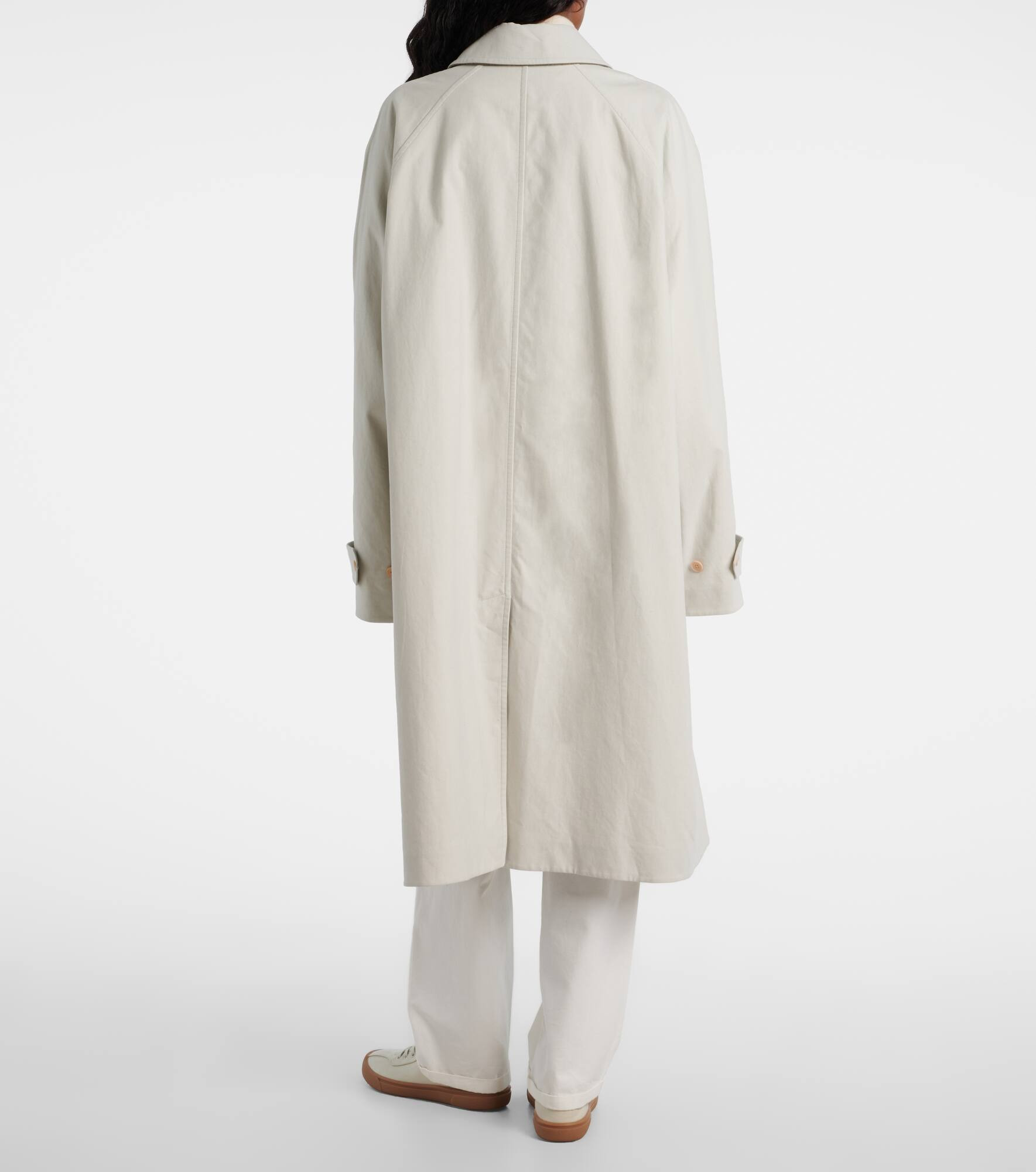 Pluma cotton and cashmere coat - 3
