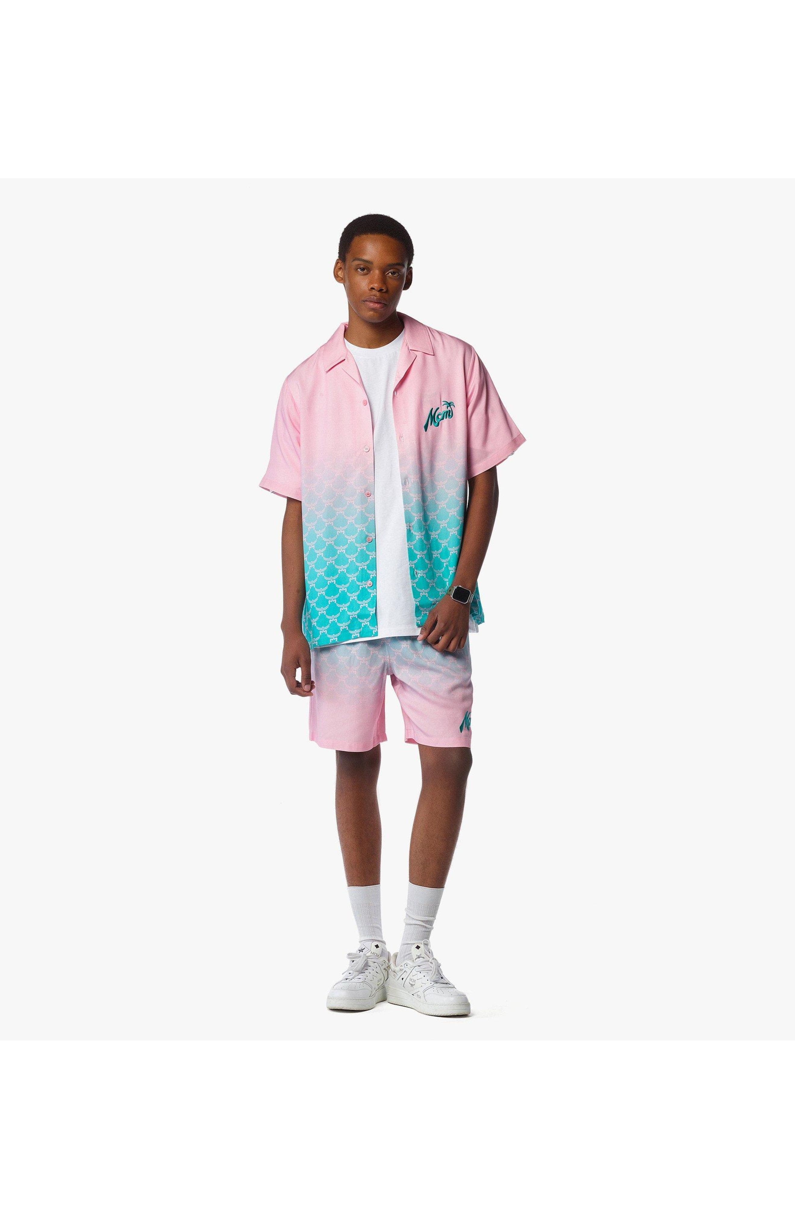 MCM x SNIPES Gradation Monogram Shirt in Pink at Nordstrom - 3
