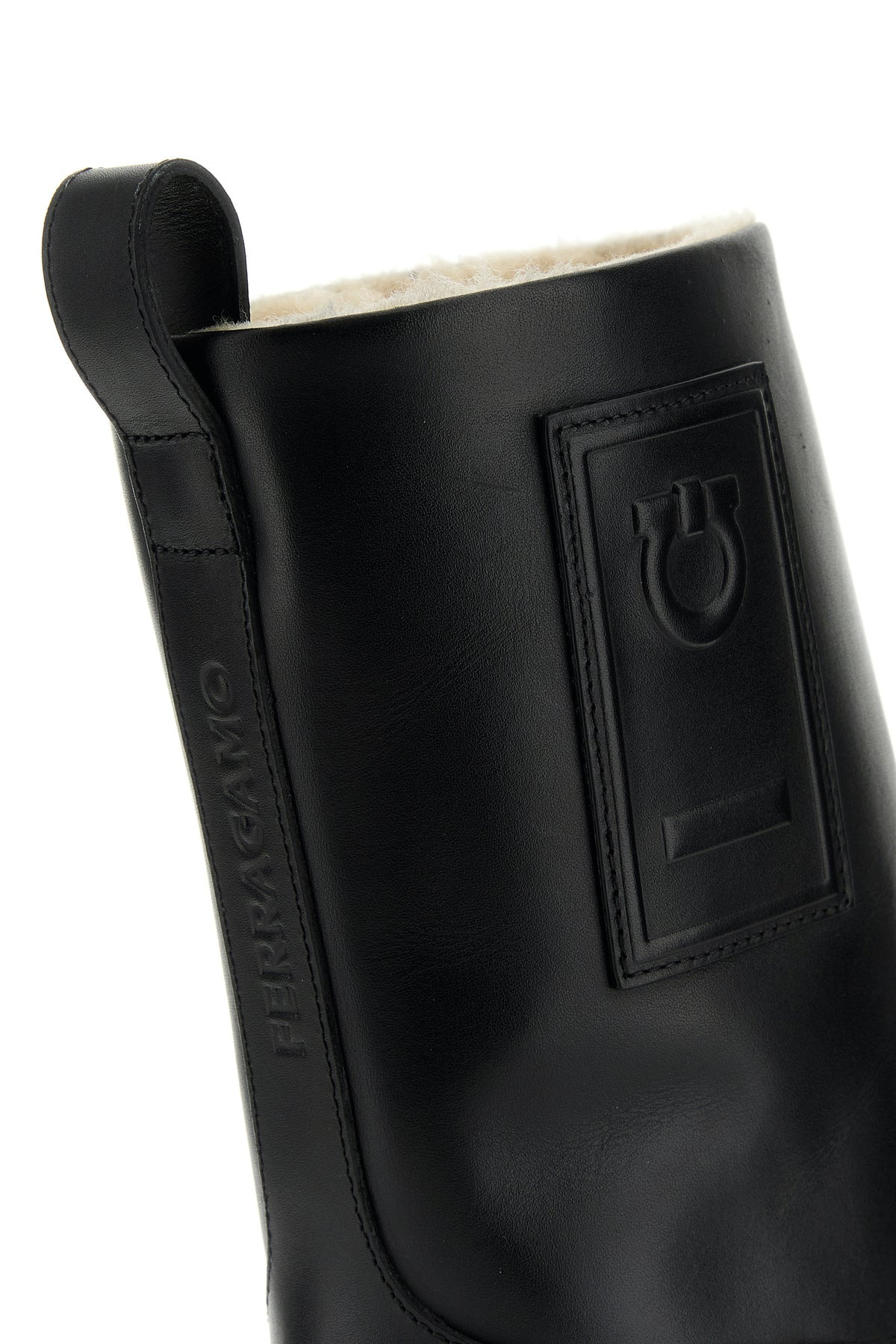 Black leather Tirba ankle boots - 4