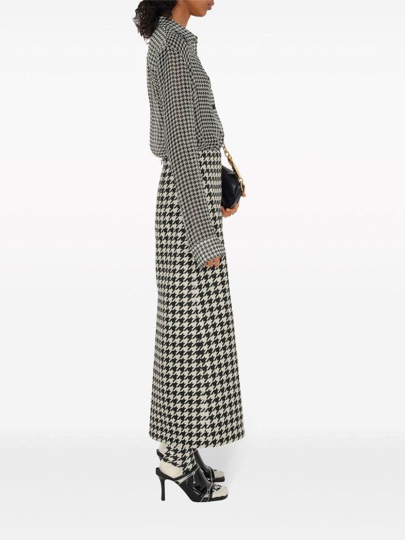 houndstooth-print silk shirt 3