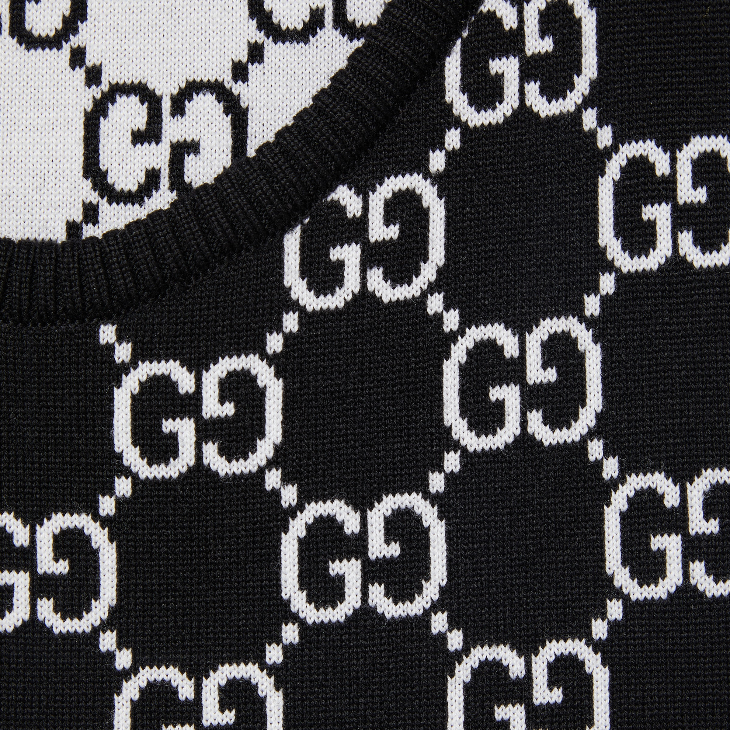 GG wool jacquard mini dress - 6
