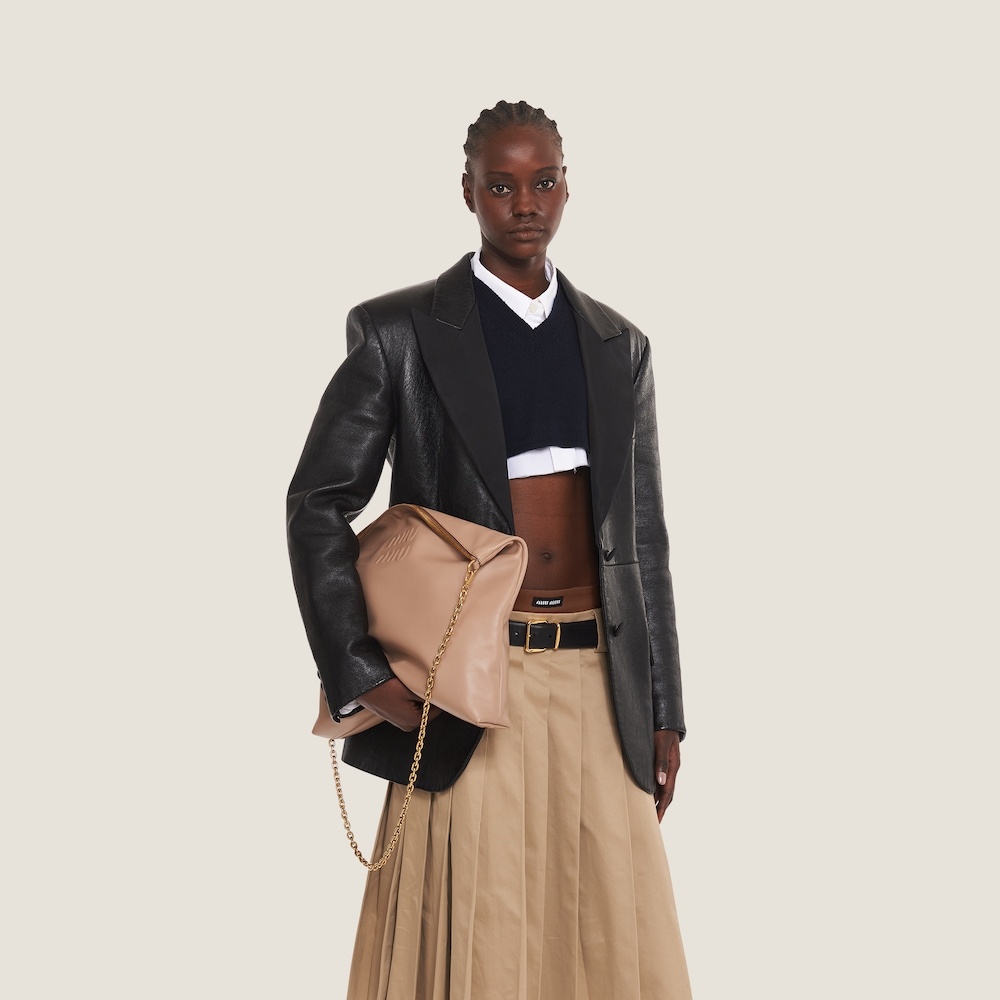 Leather shoulder bag - 1
