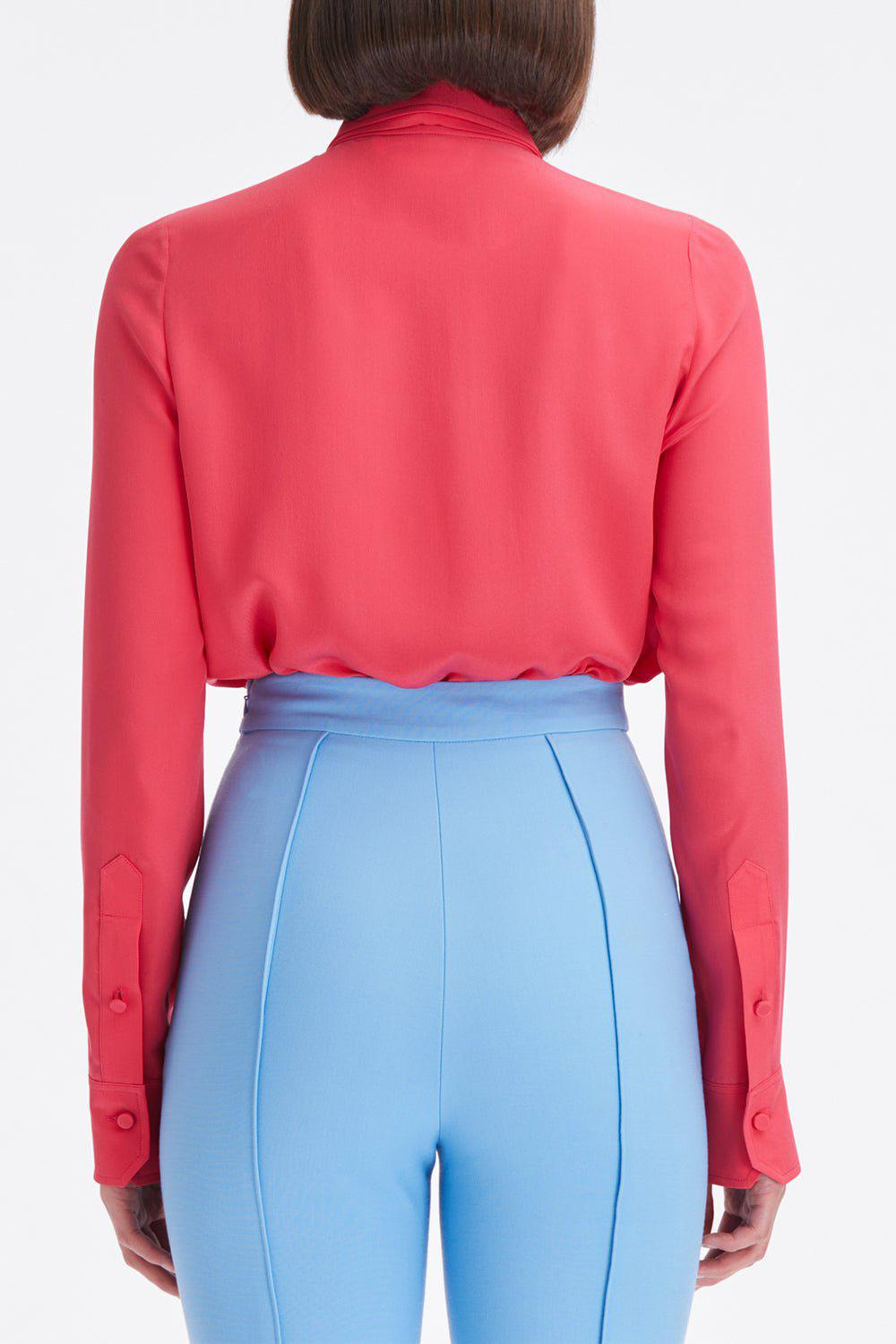 Tie Neck Blouse - 6