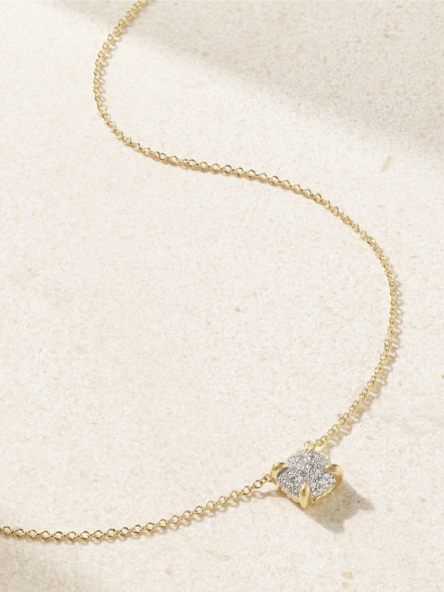 Châtelaine 18-karat gold diamond necklace Gold - 1