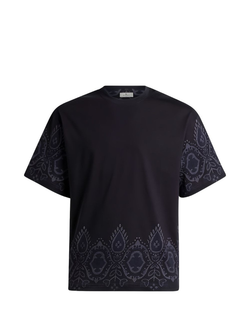 paisley-print T-shirt 1