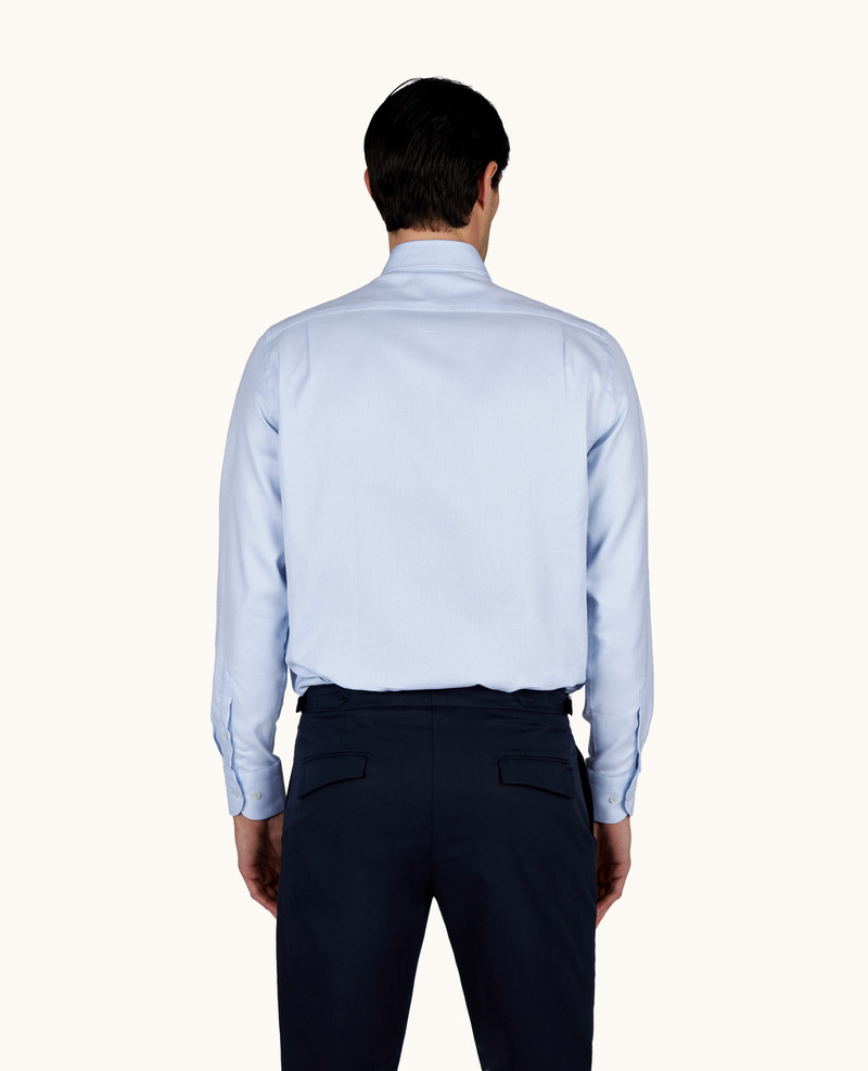 Paul & Shark SOFFIO COTTON SHIRT WITH DAMIER PATTERN outlook
