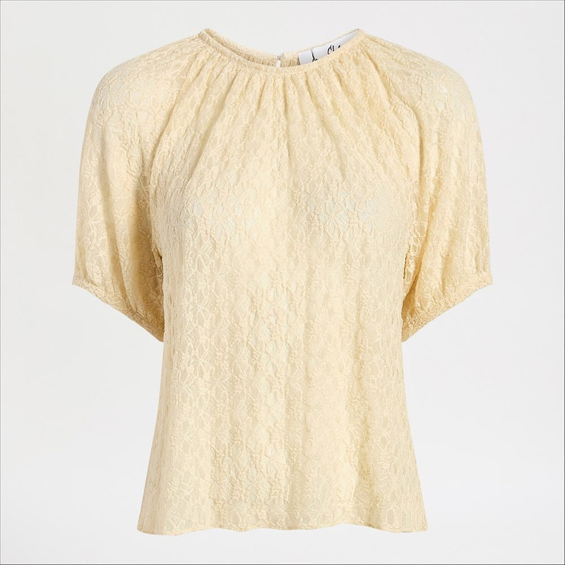 Stretch Lace Short Sleeve Top 1