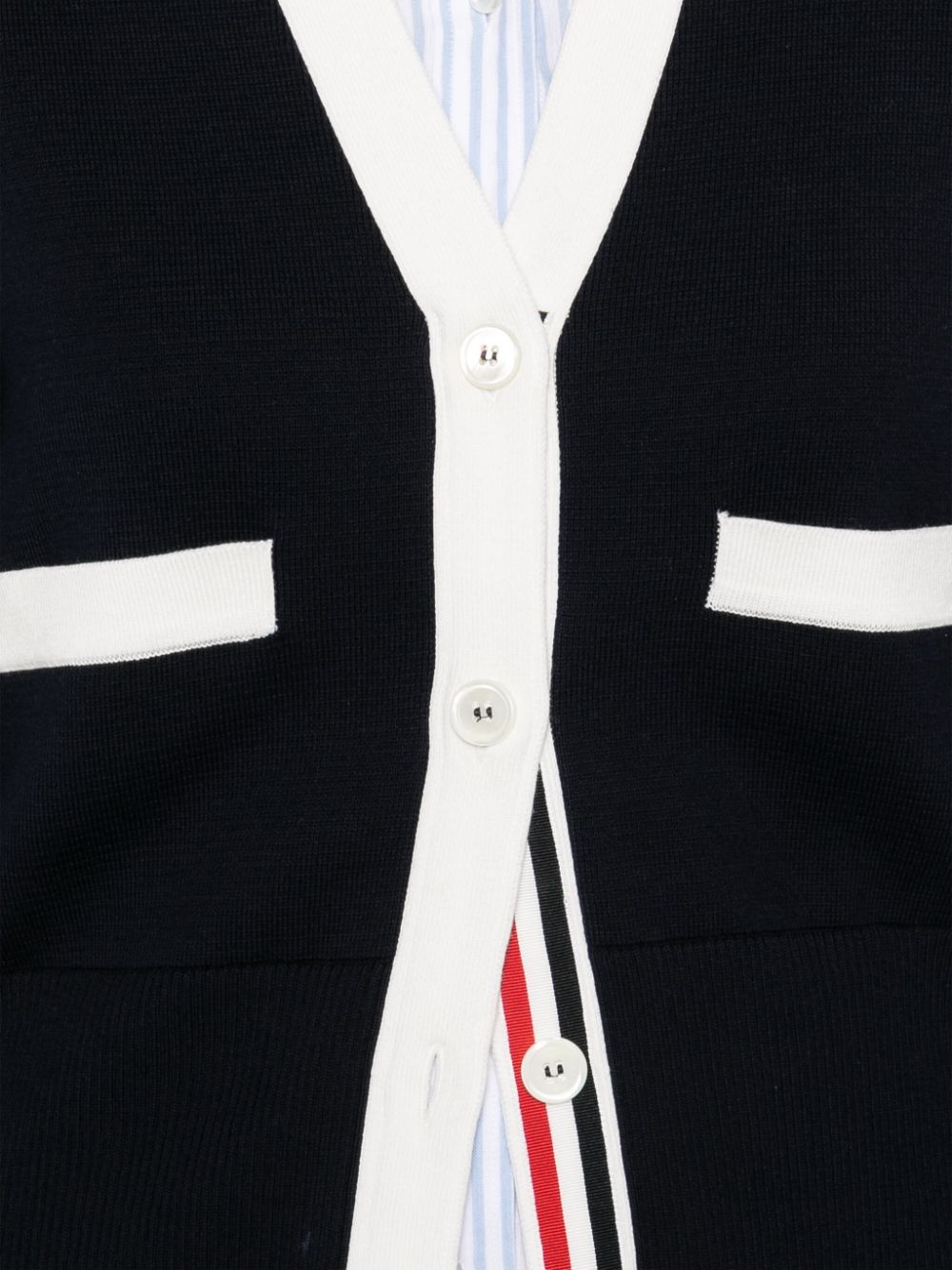 V-neck cotton cardigan - 5