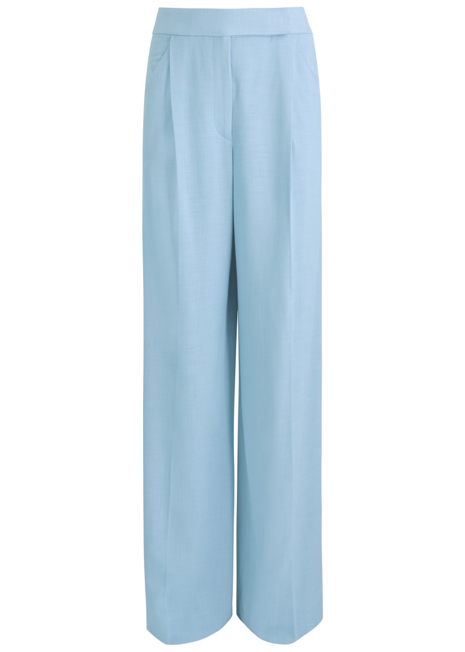 Veronica Beard Marbeau Wide-leg Woven Trousers - 1