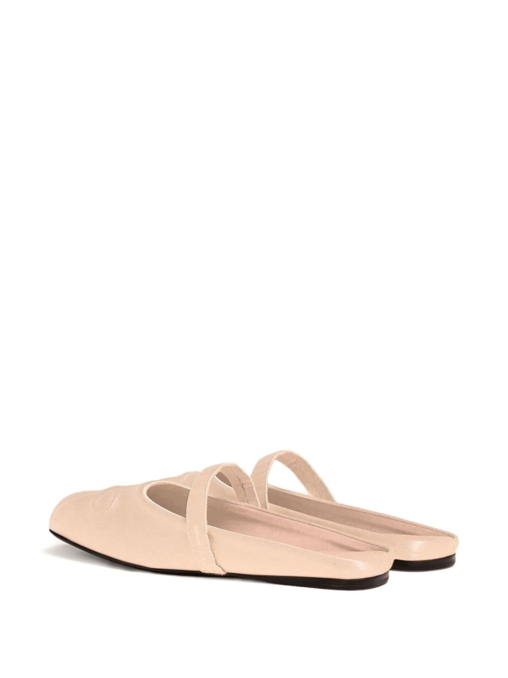 bow-detail slip-on ballet flats - 3