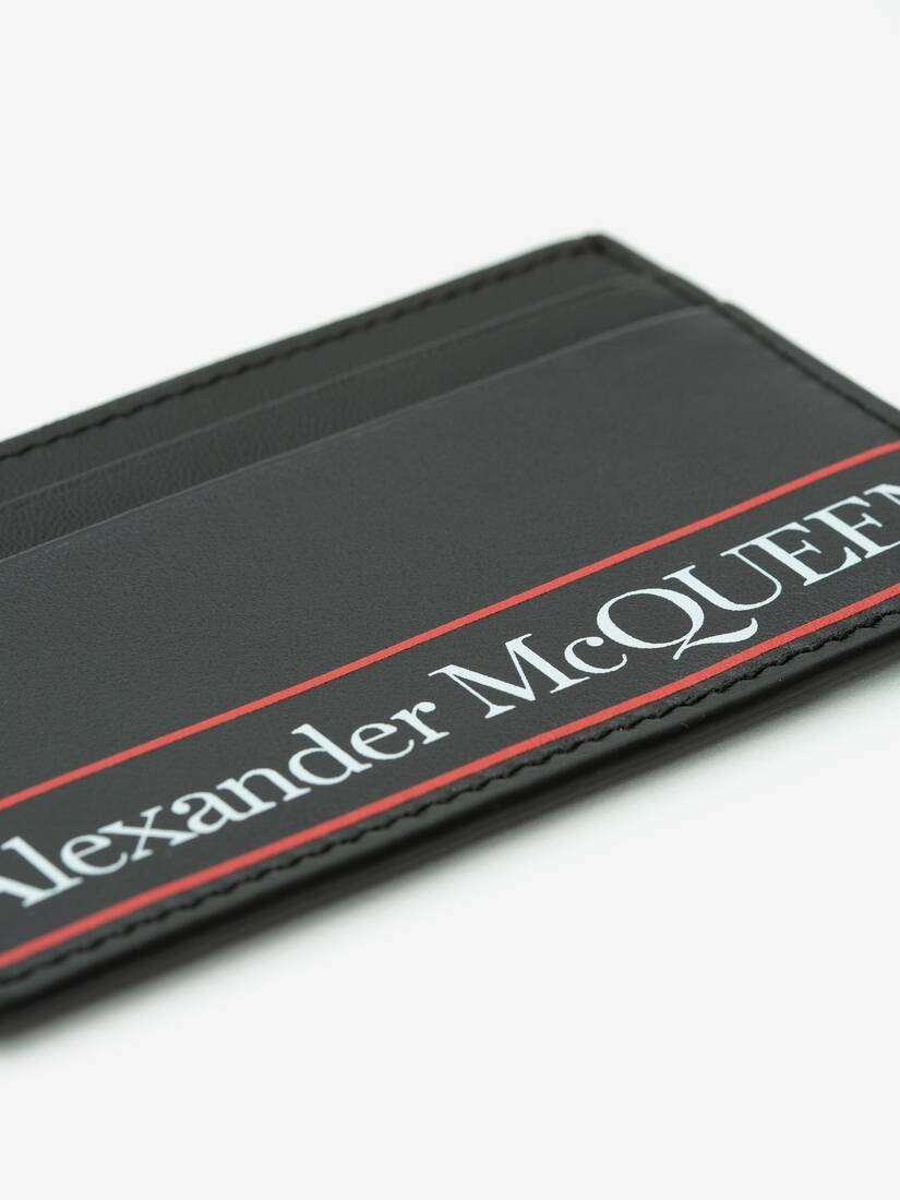 Alexander Mcqueen Cardholder in Black/red - 4