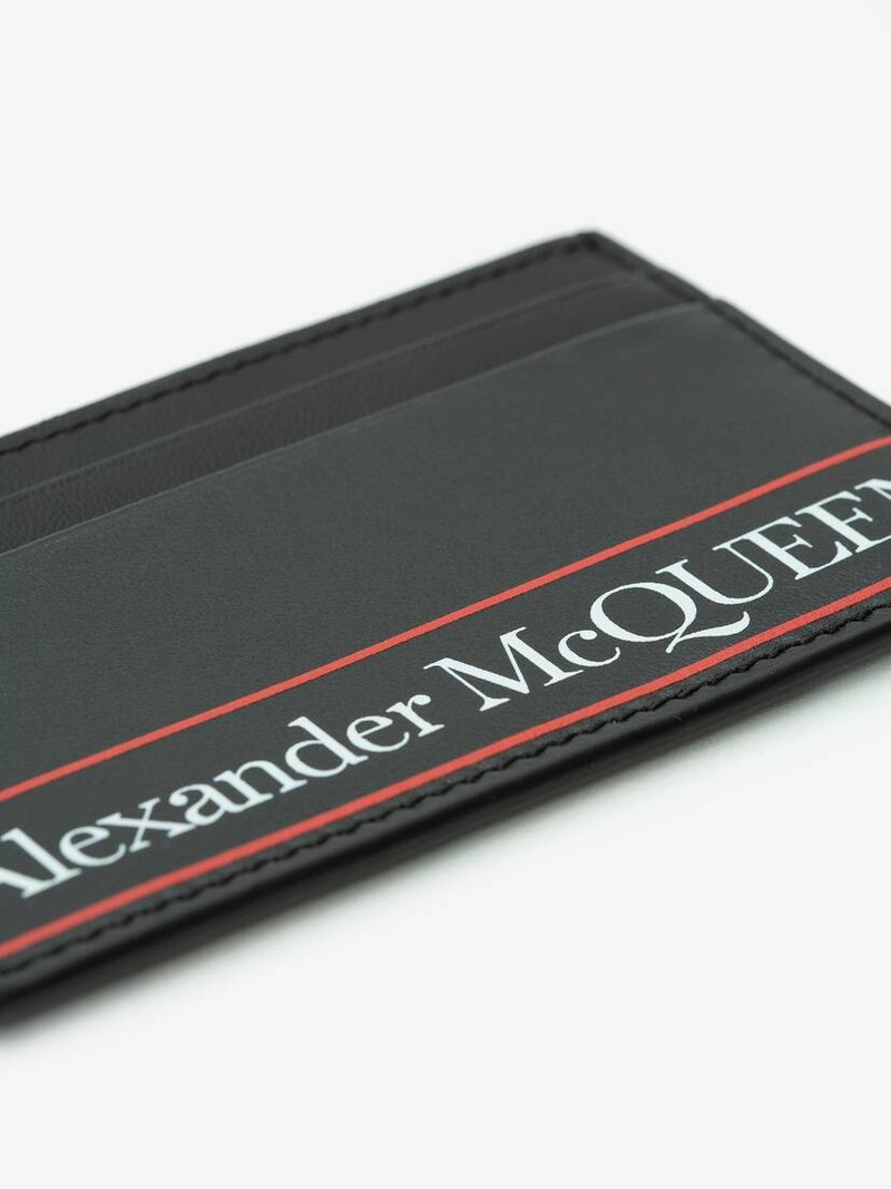 Alexander McQueen Alexander Mcqueen Cardholder in Black/red outlook