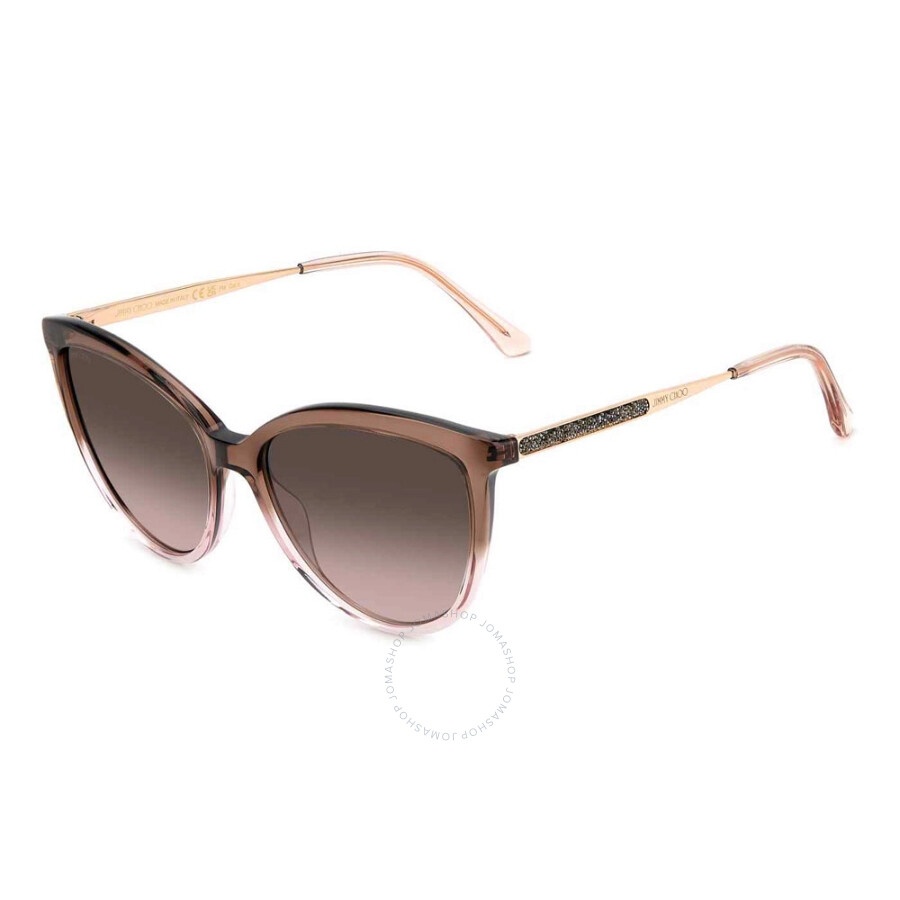 Jimmy Choo Brown Gradient Cat Eye Ladies Sunglasses BELINDA/S 008M/HA 56 - 1