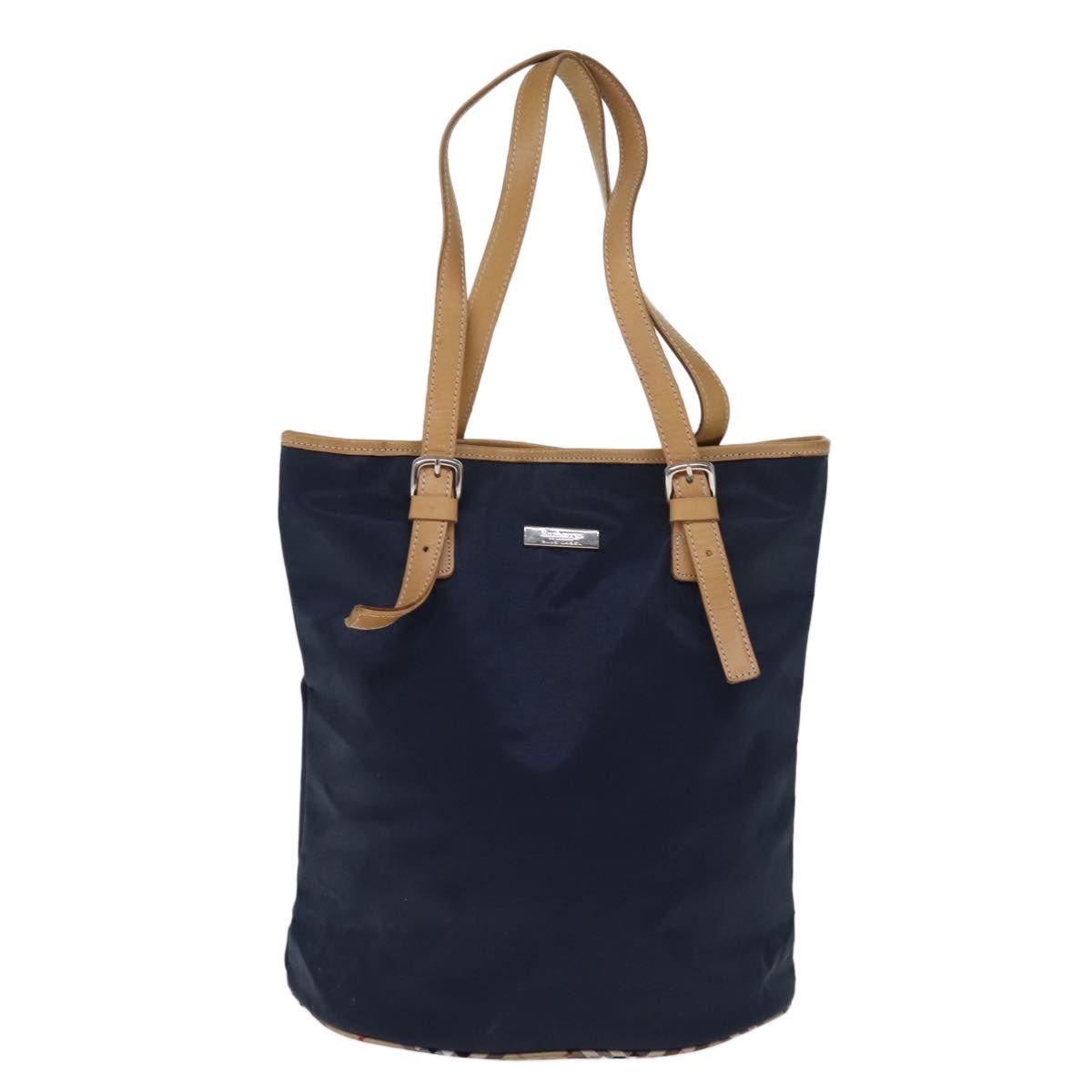 Burberry Blue Label Tote Bag Nylon Navy - 13