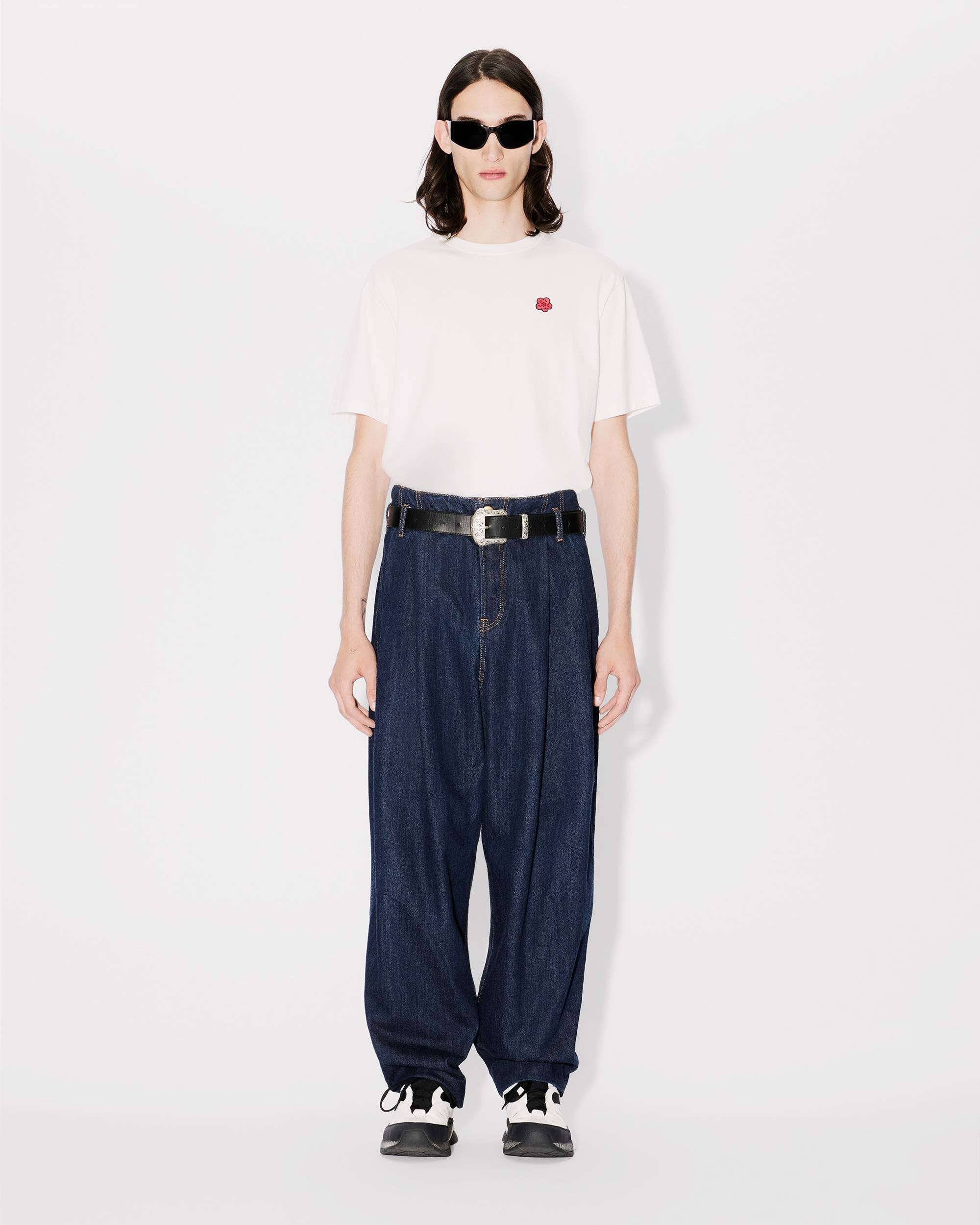 KENZO School boy wide jeans in japanese denim | REVERSIBLE