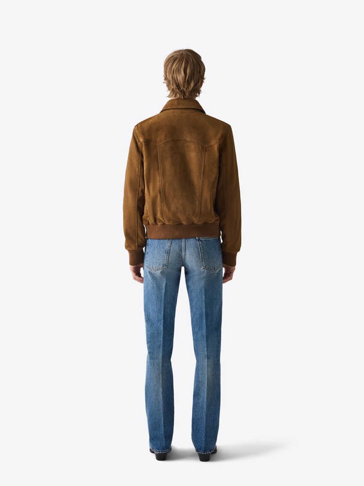 LEATHER JACKET 77 BROWN - 3