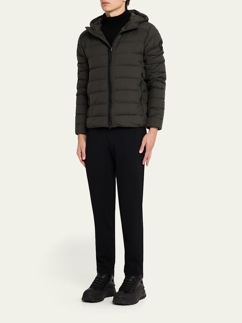 Canada Goose Men's Crofton Packable Quilted Matte Ripstop Hoodie outlook