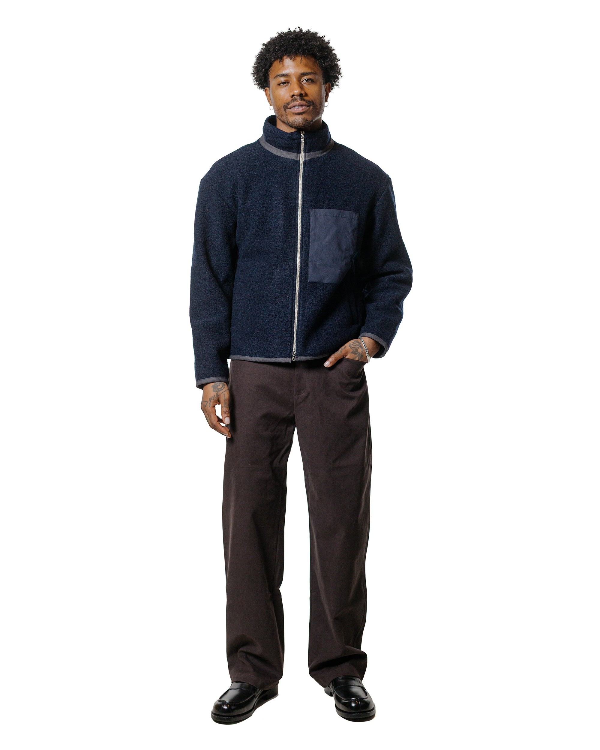 Gardian Trousers Soft Cotton Twill Chocolate - 4