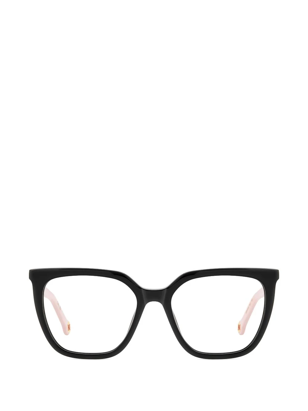 logo-plaque cat-eye glasses - 1
