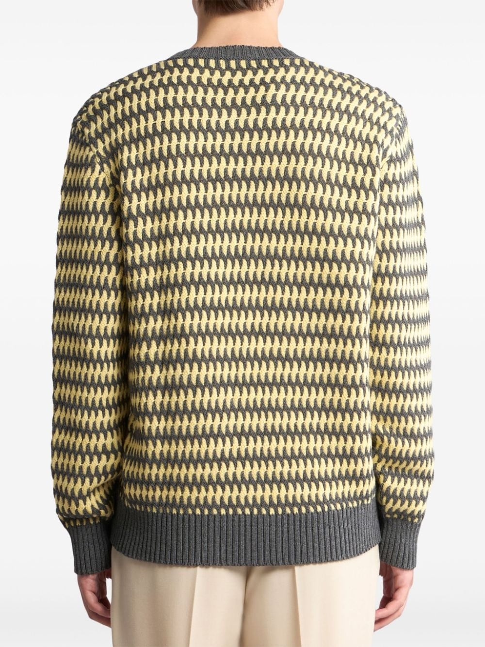 wool-jacquard jumper - 3