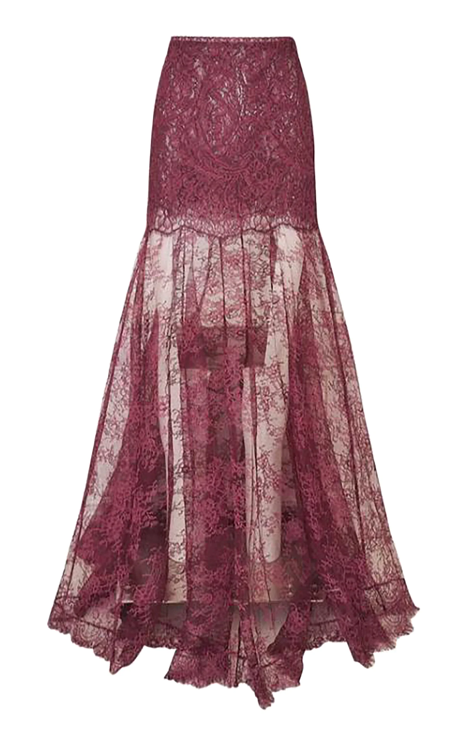 Carline Lace Maxi Skirt red - 1