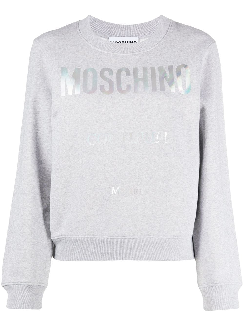 logo print sweatshirt - 1