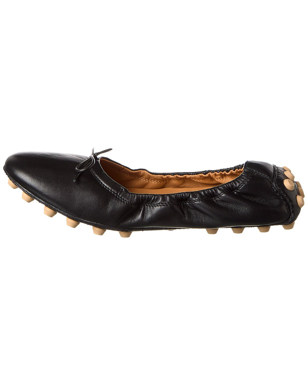 TODs Bubble Leather Ballerina Flat - 2