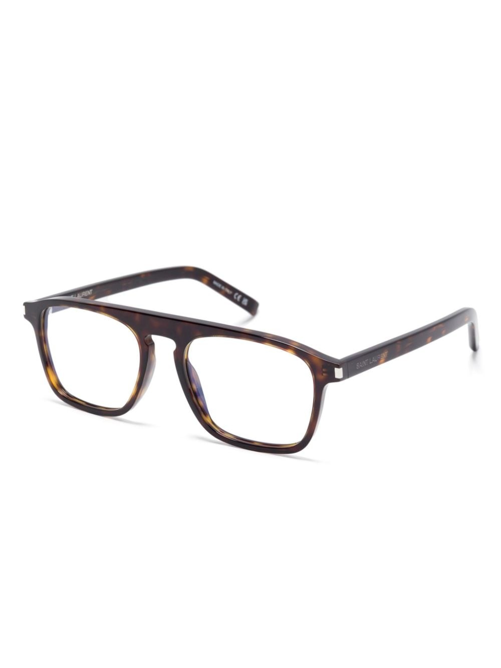 tortoiseshell-effect glasses - 2