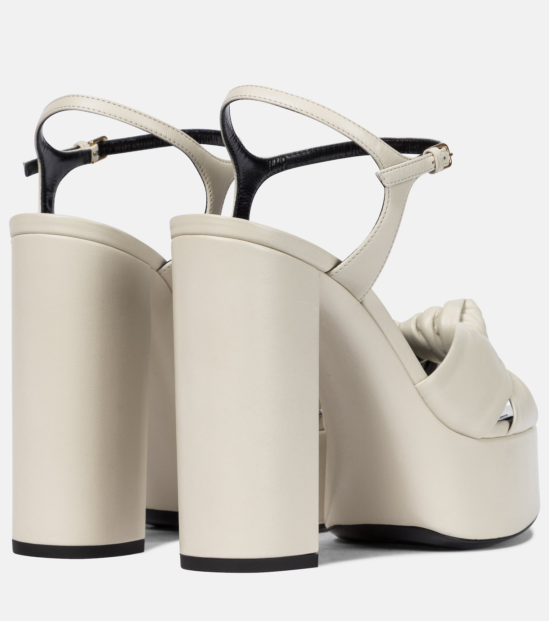 Bianca 125 leather platform sandals - 2