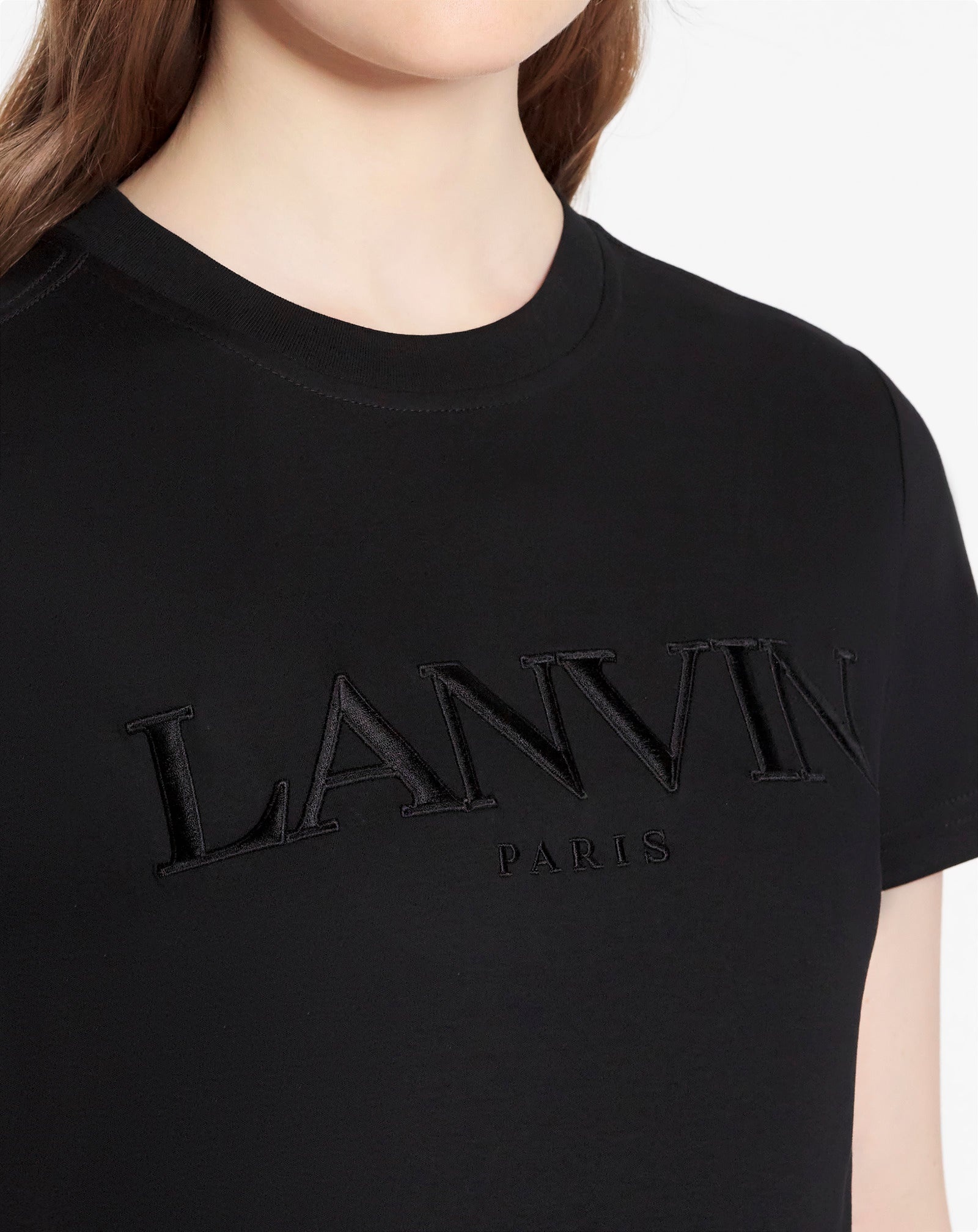 CLASSIC FIT LANVIN EMBROIDERED T-SHIRT - 5
