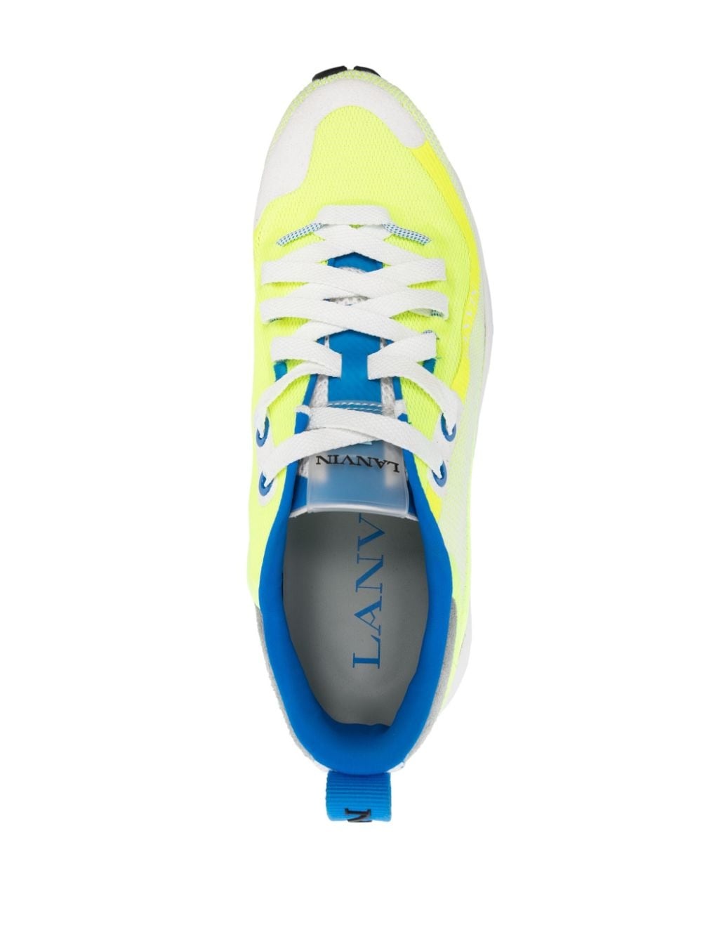 logo-detail mesh sneakers - 4