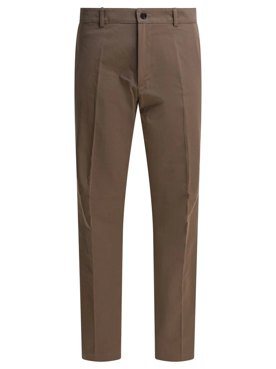 Burberry Cotton Chino Pants - 1