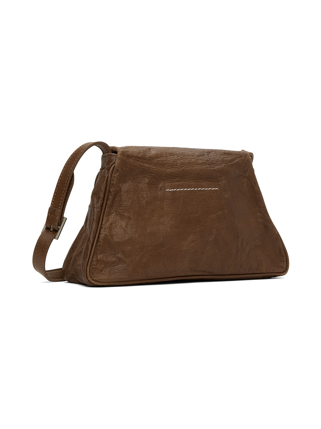 Brown Numeric Medium Shoulder Bag - 3