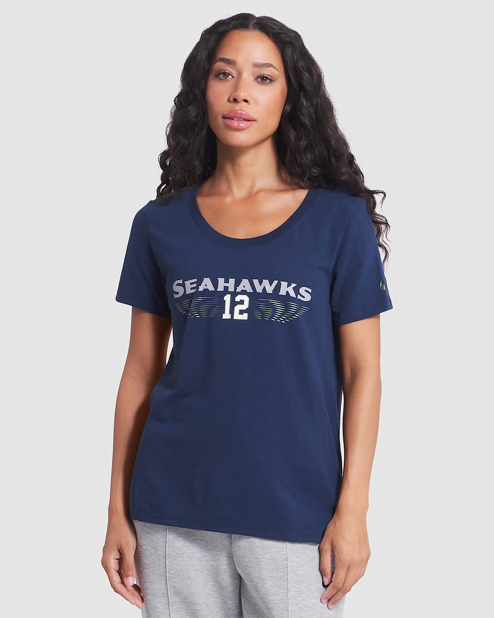 Seattle Seahawks Rivalries Collection Slub Women's Nike Dri-FIT NFL T-Shirt - 1