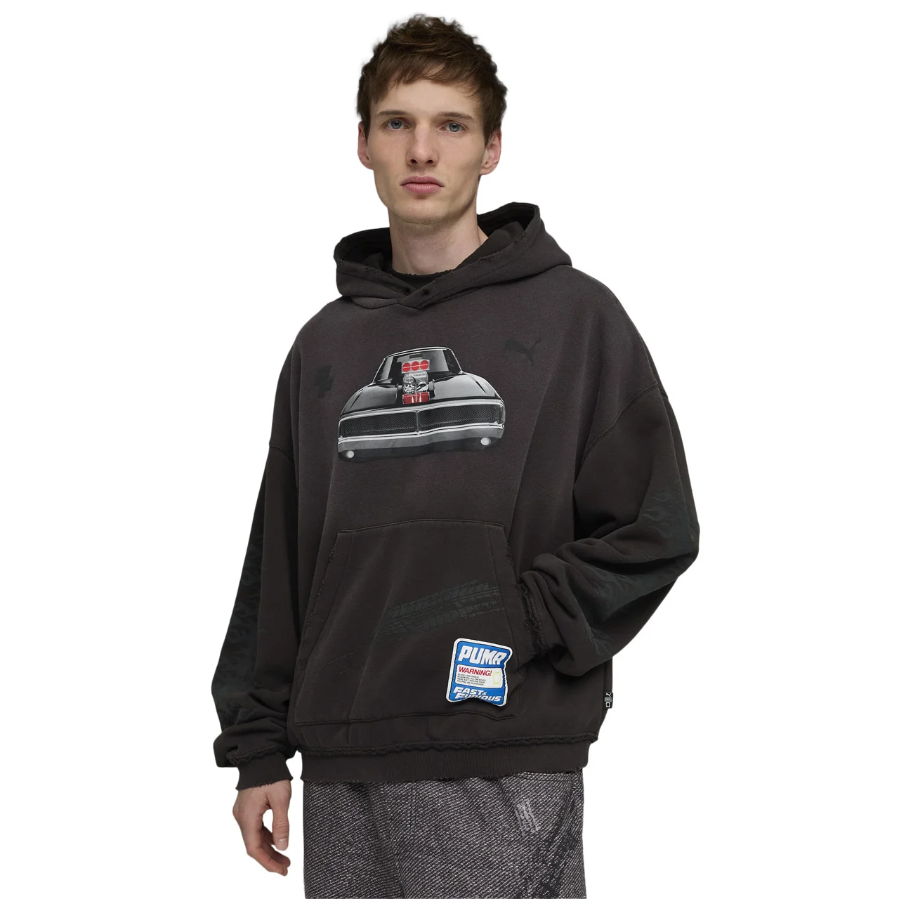 PUMA Mens PUMA x Fast & Furious Hoodie - 1