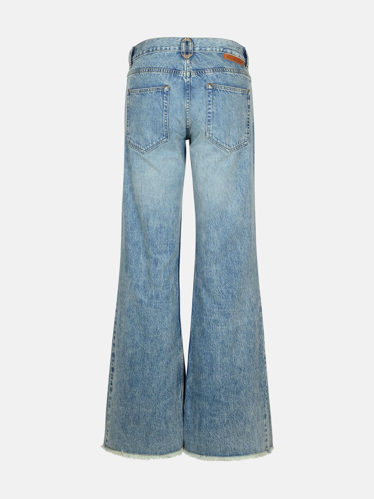 LIGHT BLUE COTTON JEANS - 3