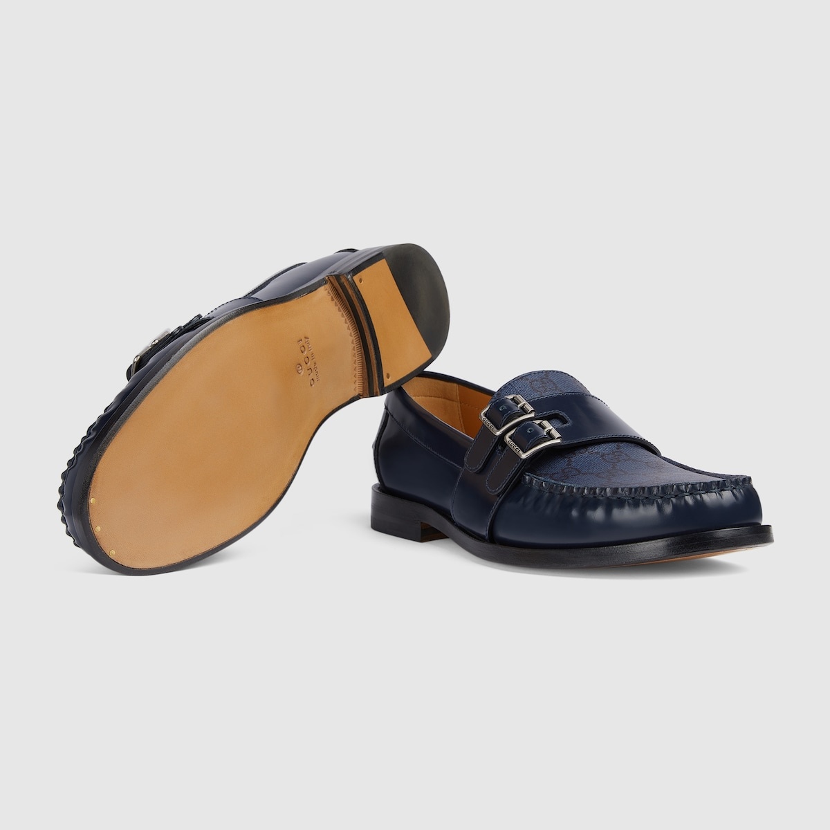 Men's buckle loafer with GG - 6