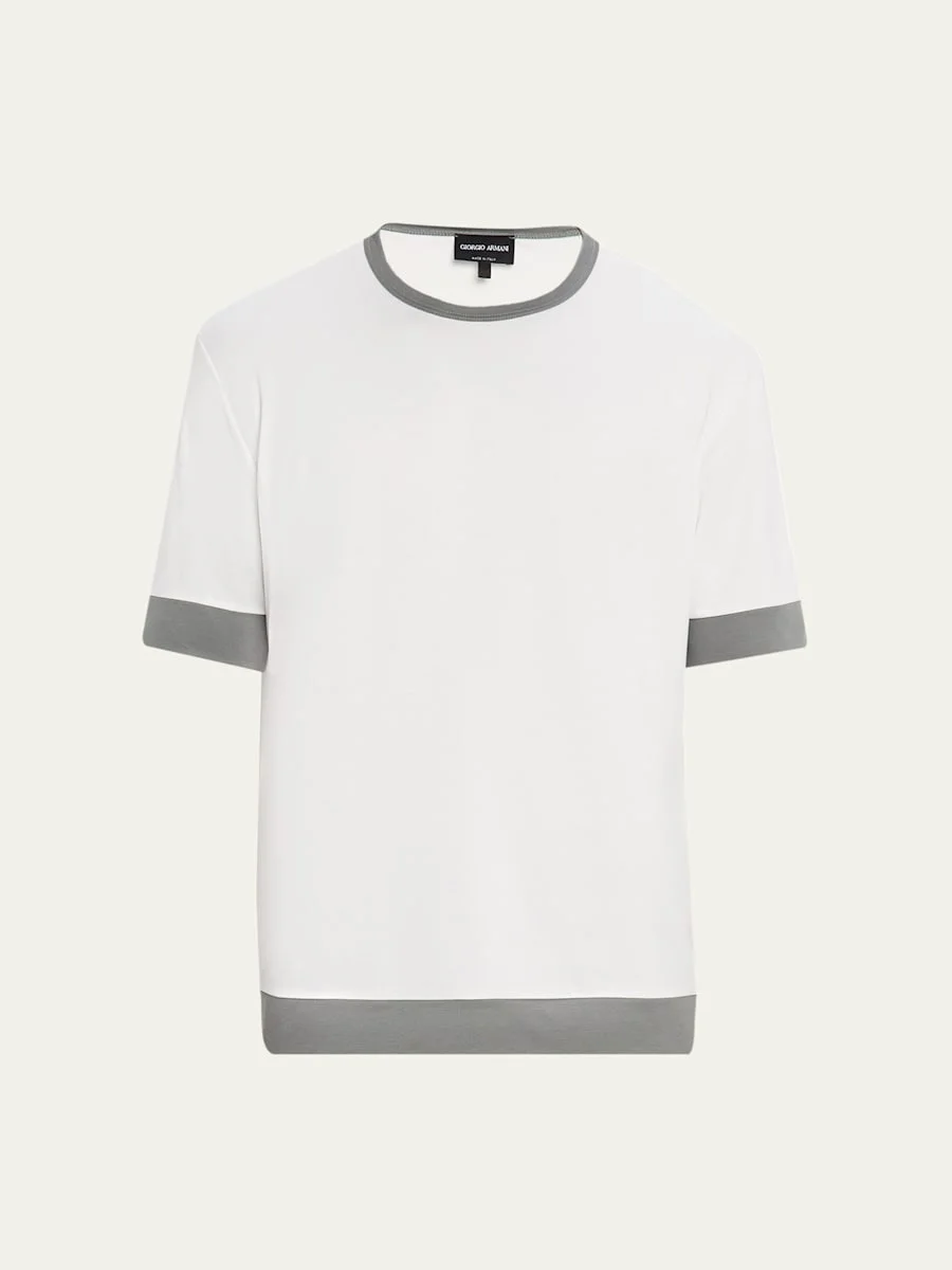 Men's Interlock Jersey Crewneck T-Shirt - 1