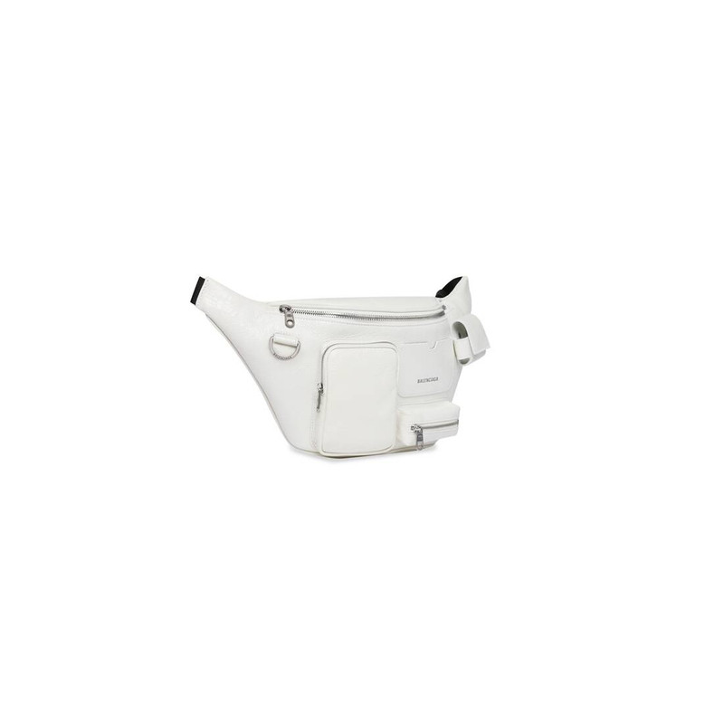 BALENCIAGA Men's Superbusy Beltpack in Off White outlook