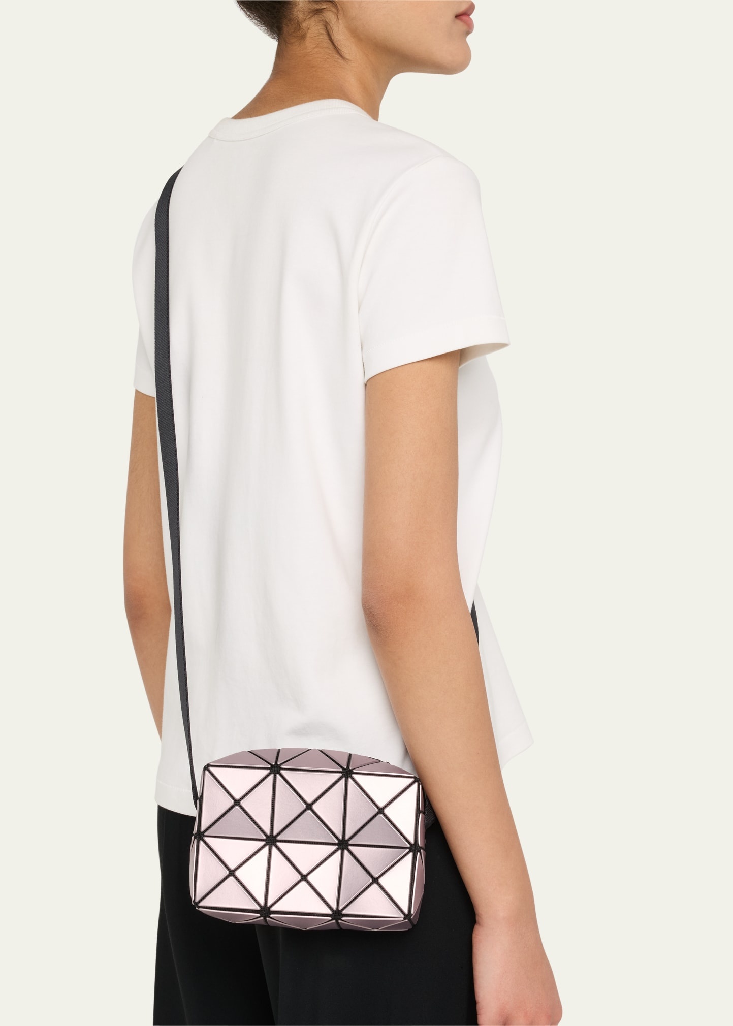 Cuboid Metallic Crossbody Bag - 2