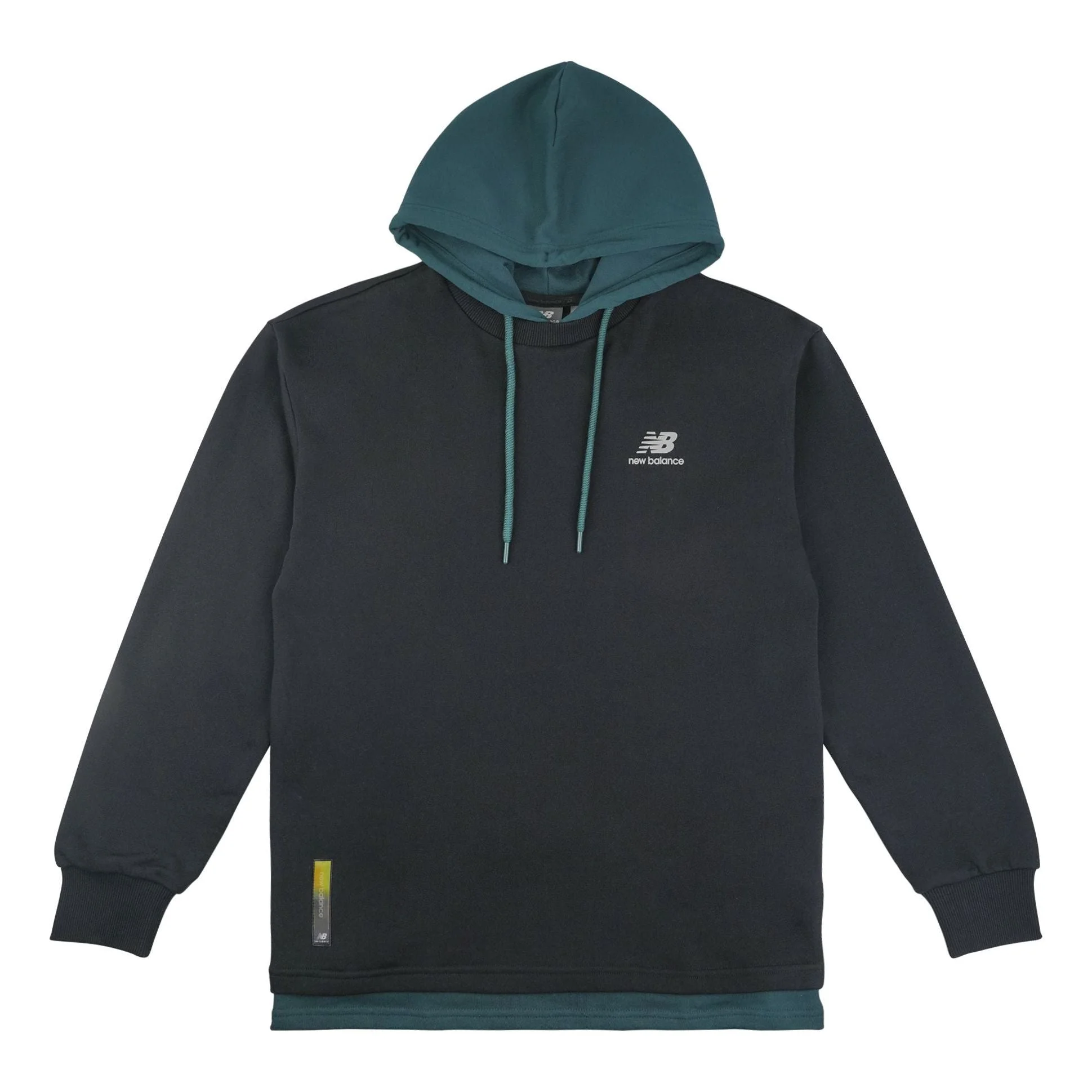 New Balance Splicing Hooded Knit Pullover Casual Sports Black NCA33031-BK - 1